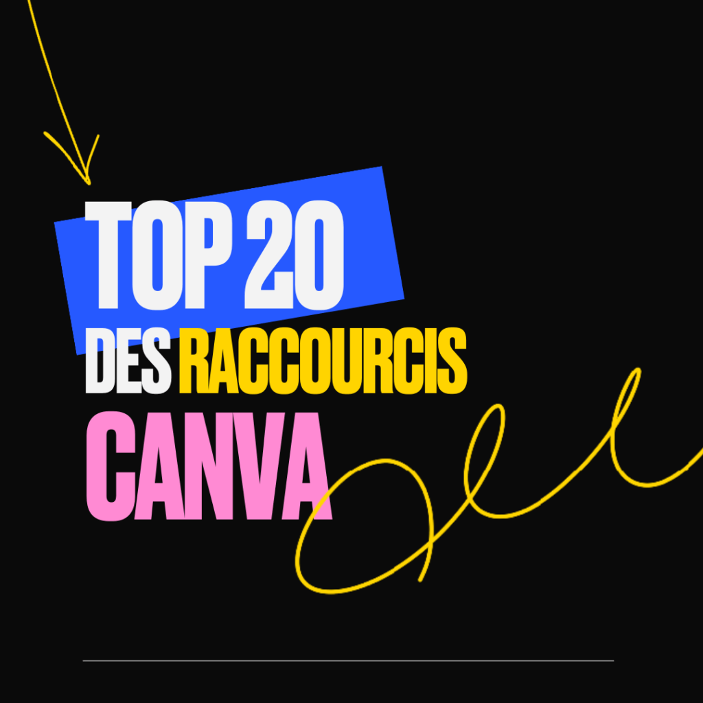 Top 20 des raccourcis canva