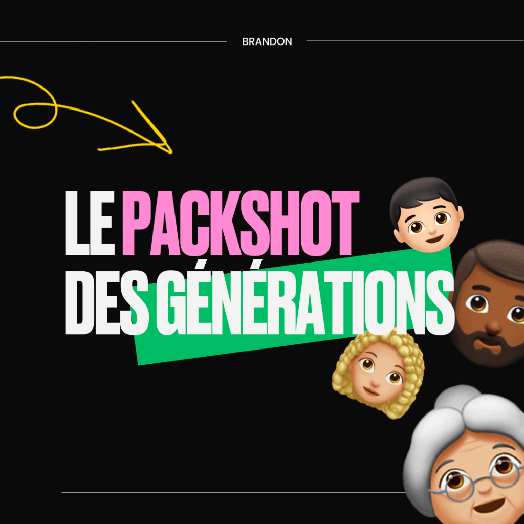 LE PACKSHOT DES GÉNÉRATIONS