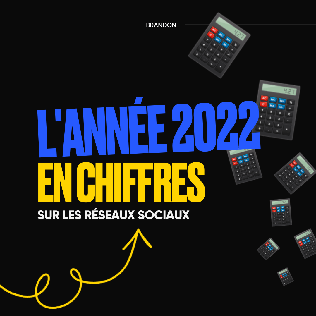 L'année 2022 en chiffres sur les réseaux sociaux